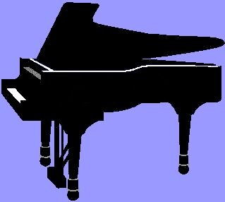 grand pianos are always horizontal in construction