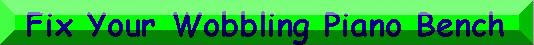 fix a wobbling bench